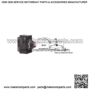 Illuminated Toggle Switch, (On-Off)