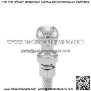 Chrome Trailer Sway Control Ball, 1-1/4" x 5/8"