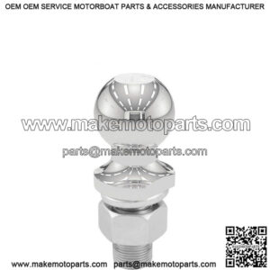 Chrome Trailer Hitch Ball, 2" x 1-1/4"