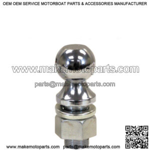 2-5/16" Chrome Trailer Hitch Ball, 1-1/4" Shank