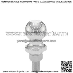 Chrome ATV Hitch Ball, 2" x 5/8"