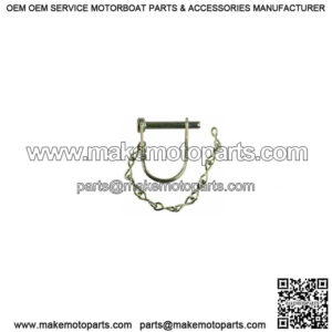 1-3/8" x 1/4" Zinc Plated Coupler Clip w/Chain