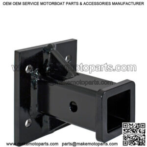 Pintle Hook Pattern Bolt-On Receiver Tube, 2" I.D.