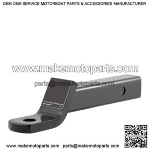 Straight 2" Square Trailer Hitch Ball Mount, 10-1/4"