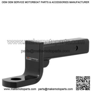 2" Square Trailer Hitch Ball Mount, 4" Drop