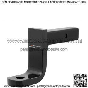 2" Square Trailer Hitch Ball Mount, 6" Drop