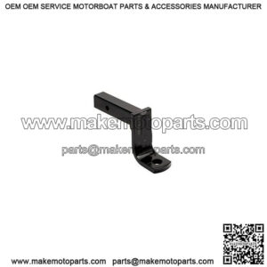 2" Square x 1-1/4" Shank Trailer Hitch Ball Mount, 8" Drop