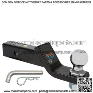 Black Ball Mount with 1-7/8" Ball and Hitch Pin