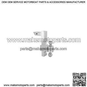 Rapid Hitch 2-1/2" Adjustable 10" Drop Drawbar with 2" & 2-5/16" Ball,