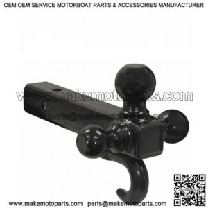 Tri-Ball Mount w/Hook, 1-7/8", 2", & 2-5/16"