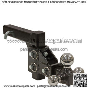 Adjustable TRI-Ball Hitch Mount, 1-7/8", 2" & 2-5/16"