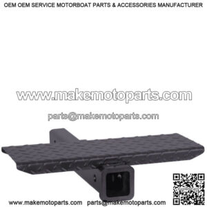 18" Hitch Receiver Tube Extension w/Step, 2" sq.