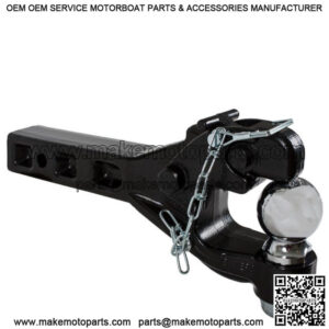 Receiver Mount Combo Pintle Hook/Ball Hitch (2")