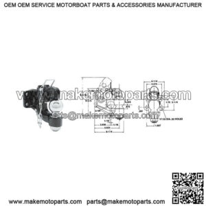 Combination Pintle Hook/Ball Hitch (1-7/8")