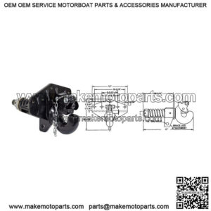 15-Ton Forged Swivel-Type Pintle Hook,