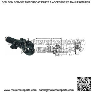 25-Ton Forged Swivel-Type Pintle Hook,