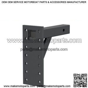 Adjustable 2" Receiver Pintle Mount, 10K