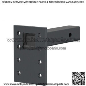 Adjustable 2" Receiver Pintle Mount, 15K