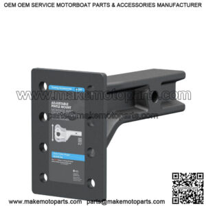 Adjustable 2-1/2" Receiver Pintle Mount, 20K