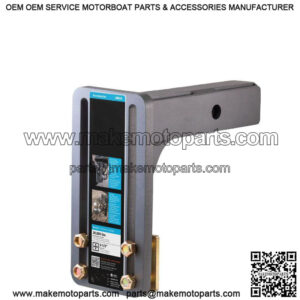 Adjustable 2-1/2" Receiver Pintle Mount, 48K