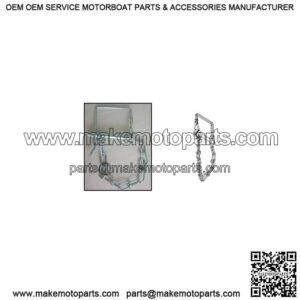 Safety Lock Pin, 3/8" x 2-3/4" Shaft w/Chain Lanyard