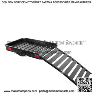 Hitch Mount Cargo Carrier w/ Ramp, 50" x 30"