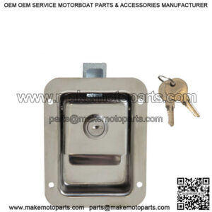 Flush Mount Junior Size Paddle Latch w/Lock