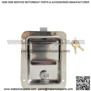 Flush Mount Single Point Paddle Latch w/Lock