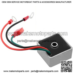 Golf Cart Voltage Regulator for EZGO TXT/RXV/Medalist/Workhorse Gas Models, Also Fits Club Car 1984-1991, Columbia/ParCar 1982-1994, Replaces OEM # 27739-G01, 435-203