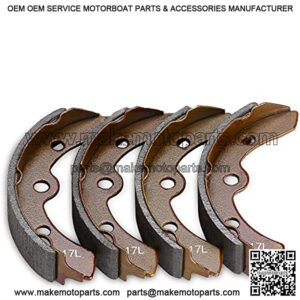 Golf Cart Brake Shoes Kit for Club Car DS & Carryall 1981-1994 OEM 101146302 101880701, EZGO XI-Serial 1983-1986, Yamaha G1 1978-1980, etc