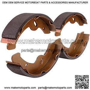 Golf Cart 4Pcs Brake Shoes Fits for E-Z-GO G&E 1997-Up, Electric 1996 TXT and RXV Gas 2008-Up; Fit for Yamaha G14,G16 & G19 G&E 1993-up 27943G01 70794G01