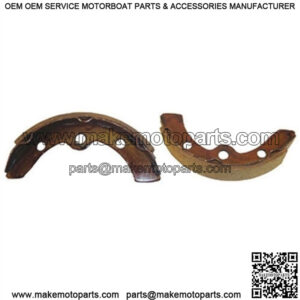 Brake Shoes - Set of 2 - Long Rear Shoe for EZGO Club Car Golf Cart