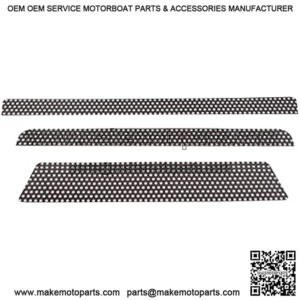 Club Car Onward Front Accent Inserts Sticker Grill Decal for Club Car Onward Golf Cart-3pc