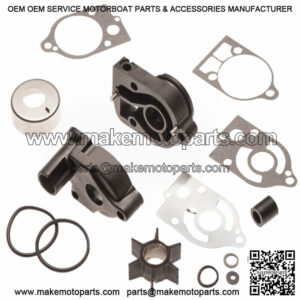 Mercury Water Pump Impeller Rebuild Kit 30 35 40 45 50 60 65 70 Hp 46-77177A3