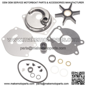 Water Pump Impeller Rebuild Kit for Mercury Mariner 15 18 20 25 HP 46-99157T2
