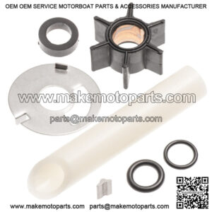 Water Pump Impeller Rebuild Kit for Mercury Outboard 4 4.5 7.5 9.8 HP 47-89981Q1