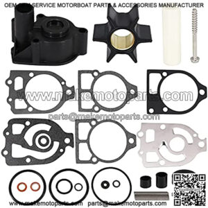 Water Pump Impeller Repair Kit for Mercury Mercruiser Alpha One 60Hp 65Hp 75Hp 85Hp Marine Outboard Motor Engines 46-96148A8 46-96148Q8