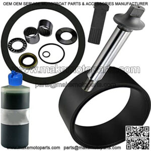 Jet Pump Rebuild Kit w/Wear Ring, Seal, Impeller Shaft, Oil & Tool (Compatible With Sea-Doo, Fits MANY 1990-1996 580 650 GT GTS GTX)