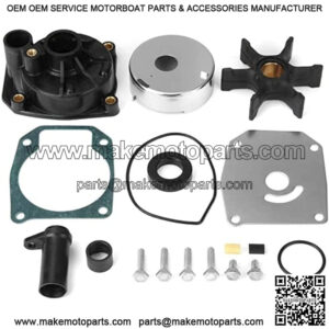 Water Pump Rebuild Kit Fit for 3-Cylinder 60HP 65HP 70HP 75HP Evinrude Johnson outboards 432955 18-3389