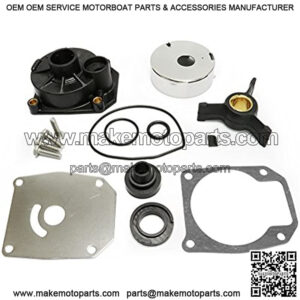 Full Power Plus Johnson Evinrude 40HP 50HP Water Pump Repair Kit Outboard Impeller Replacement Parts with Housing Sierra 18-3454 438592 433548 433549 777805