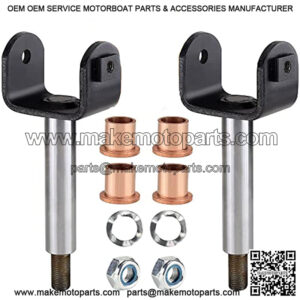 Complete Front End King Pin Kit for Club Car Precedent 2004-up Gas/Electric Golf Cart, OEM# 102287201 103638601 103638801