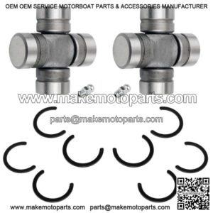 2 Drive Propeller Shaft U-Joint For Kawasaki Mule 610 KAF400 A C D E F G 2005-16