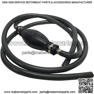Marine Boat Universal Fuel LINE Assembly 3/8" Hose BARBS Outboard Primer Bulb