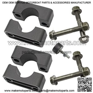Brake Block Mounting Set with Screw Nut for Club Car DS Carryall Golf Cart 1981-Up Replaces 1011402