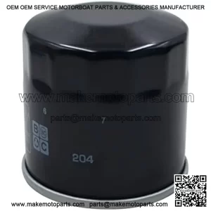 1PC Motorcycle Oil Filter Compatible with YAMAHA FZ6 S2 600 - All 2007-2009 / FZ6N 600 - All 2008 2010-2013 2015 / FZ6R 600 - All 2009-2017 / FZ6S 600 - All 2008 / FZ8 800 - All 2010-2016