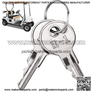 Golf Cart Key for Golf Cart EZGO 1982-up (Gas/Electric) Ignition Key Replacement Part 17063-G1 17063G1