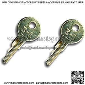 Automotive Authority LLC EZGO Gas & Electric Golf Cart Replacement Ignition Keys (1982-Up) 17063-G1