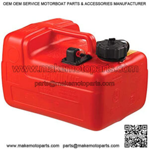 Scepter 08576 OEM Portable 3.2 Gallon Marine Fuel Tank For Outboard Engine Boats, 14-Inches x 10-1/2-Inches, x 9-Inches, Red