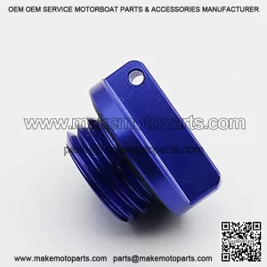Engine Oil Filler Cap Plug For Yamaha R1 R3 R6 FZ1 FZ6/R FZ07 FZ8 FJR1300 MT01 MT07 YFM600 FZR FZS TDM XVS650 TZ250 (blue)
