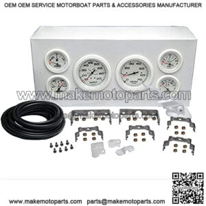 SeaStar 68388P Sierra International Arctic 6-Gauge Set Includes Fuel, Engine Oil Pressure, Speed, Tach & Water Temp Gauges